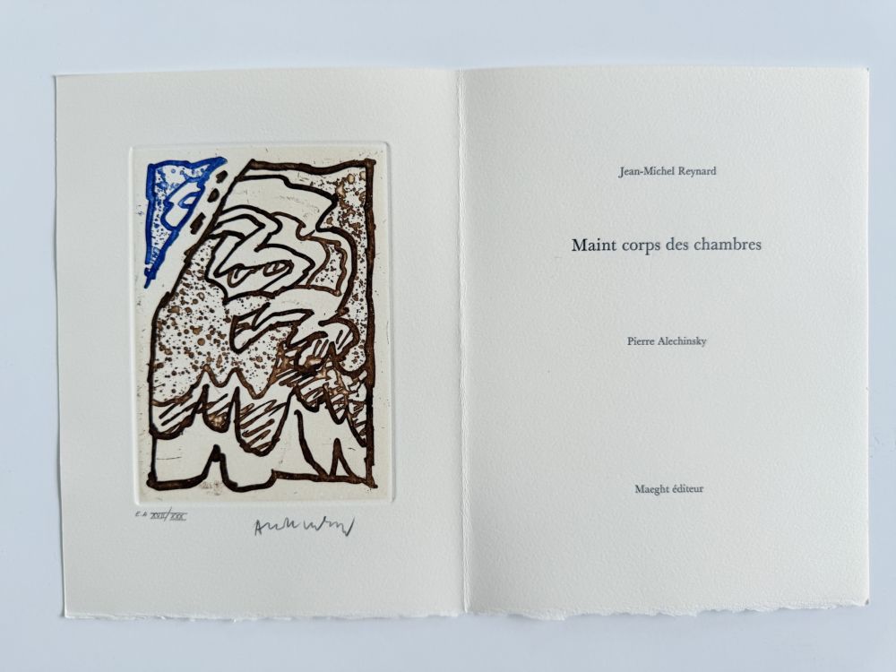 Eau-Forte Alechinsky - Maint corps des chambres