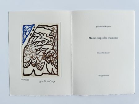 Eau-Forte Alechinsky - Maint corps des chambres