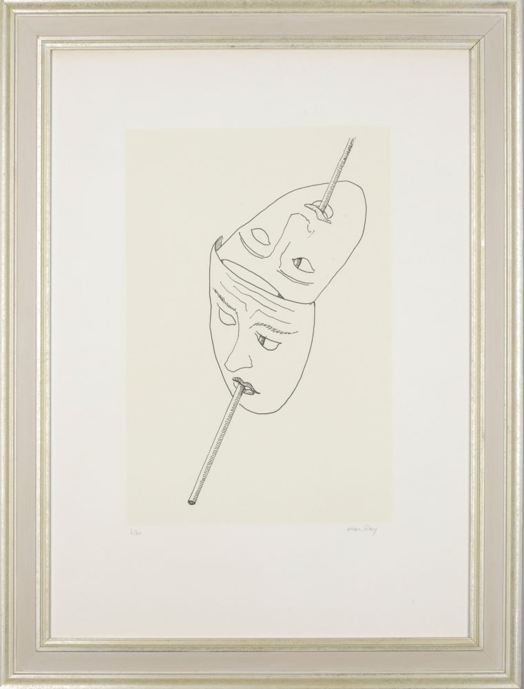 Lithographie Ray - Man Ray (1890–1976) - Maschere - Lithograph on paper