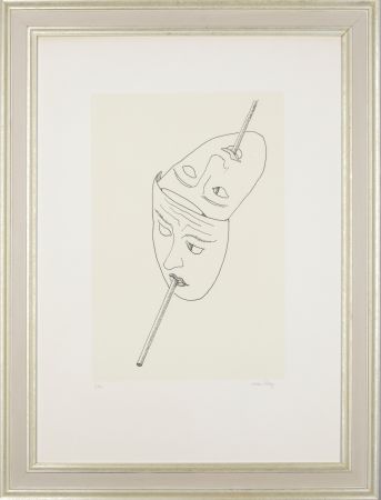 Lithographie Ray - Man Ray (1890–1976) - Maschere - Lithograph on paper