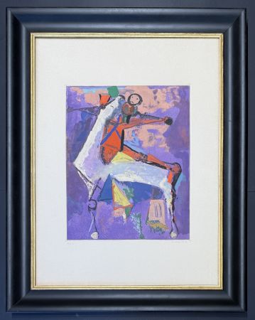 Pointe-Sèche Marini - Marino Marini ( 1901 - 1980) - MARINO FROM SHAKESPEARE I - Etching, drypoint and aquatint in 28 colours - 1977