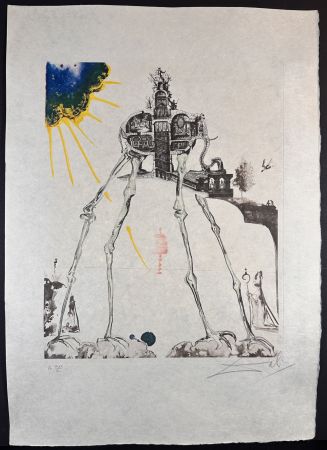 Gravure Dali - Memories of Surrealism Space Elephant