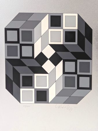 Sérigraphie Vasarely - Microcosmos