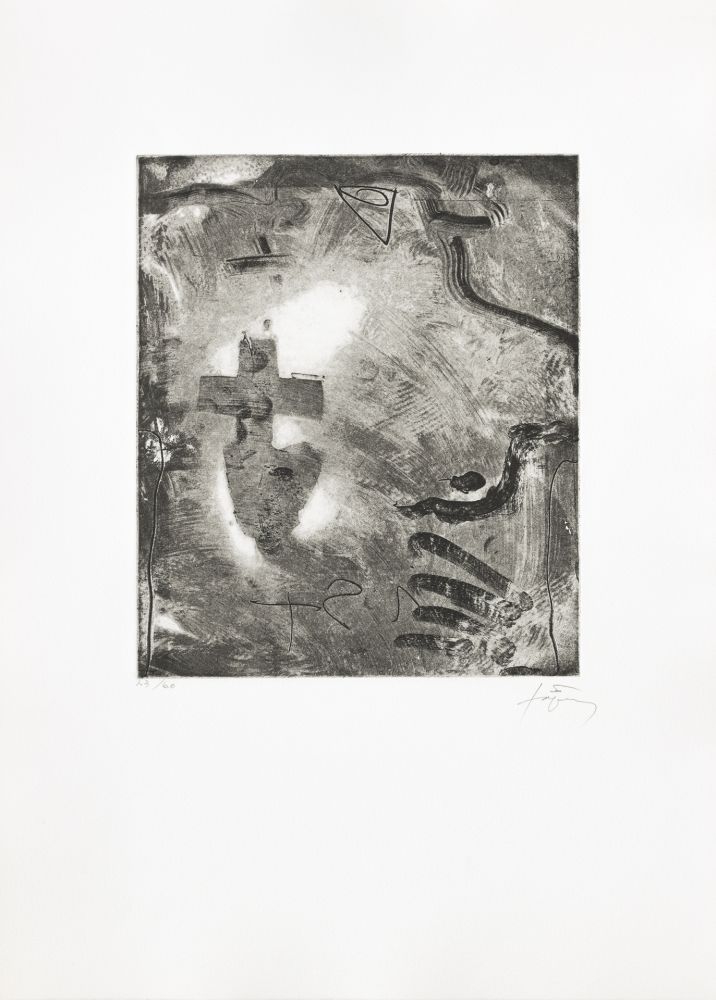 Gravure Tàpies - Minor II