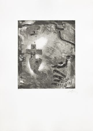 Gravure Tàpies - Minor II