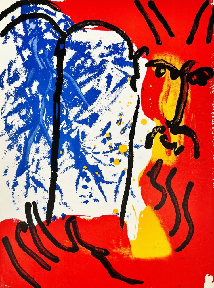 Lithographie Chagall - Moses I