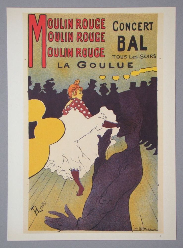 Héliogravure Toulouse-Lautrec - Moulin-Rouge - La Goulue