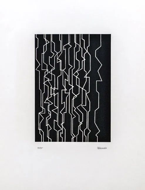 Lithographie Palazuelo - Musica I