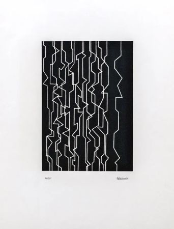 Lithographie Palazuelo - Musica I