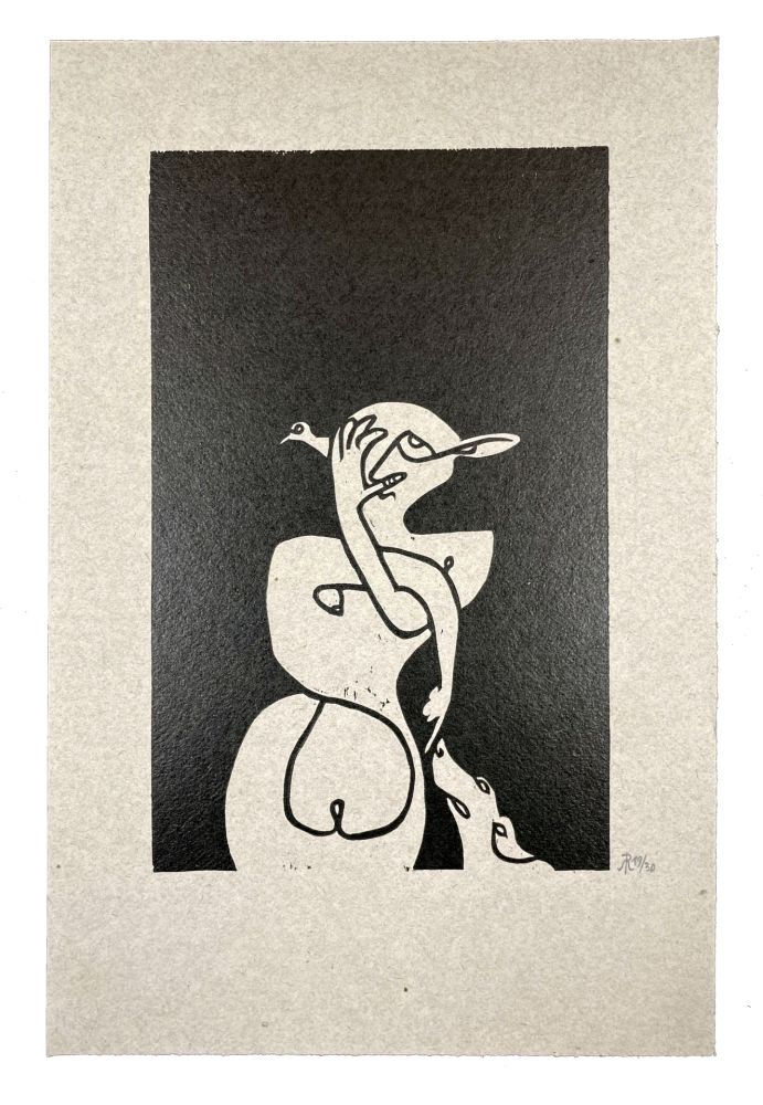 Gravure Sur Bois Müller - N&E II