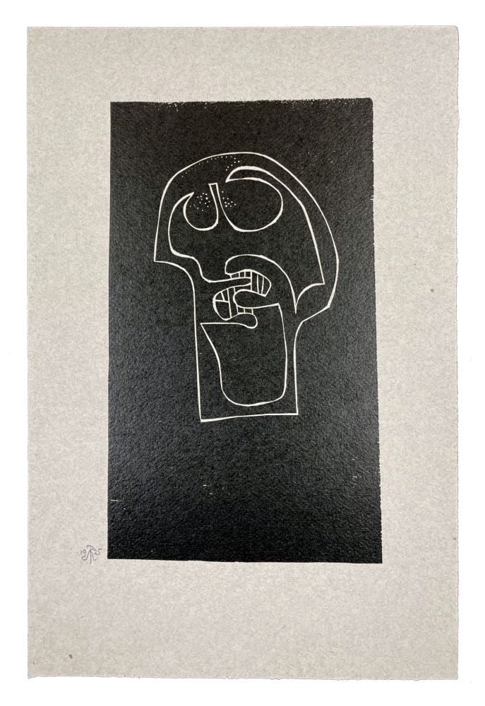 Gravure Sur Bois Müller - N&E X