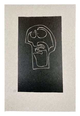 Gravure Sur Bois Müller - N&E X