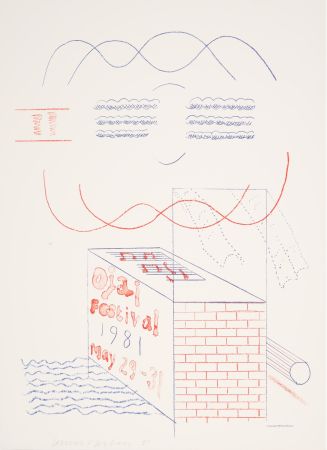 Lithographie Hockney - Ojai Festival