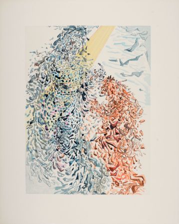 Lithographie Dali - Opposition