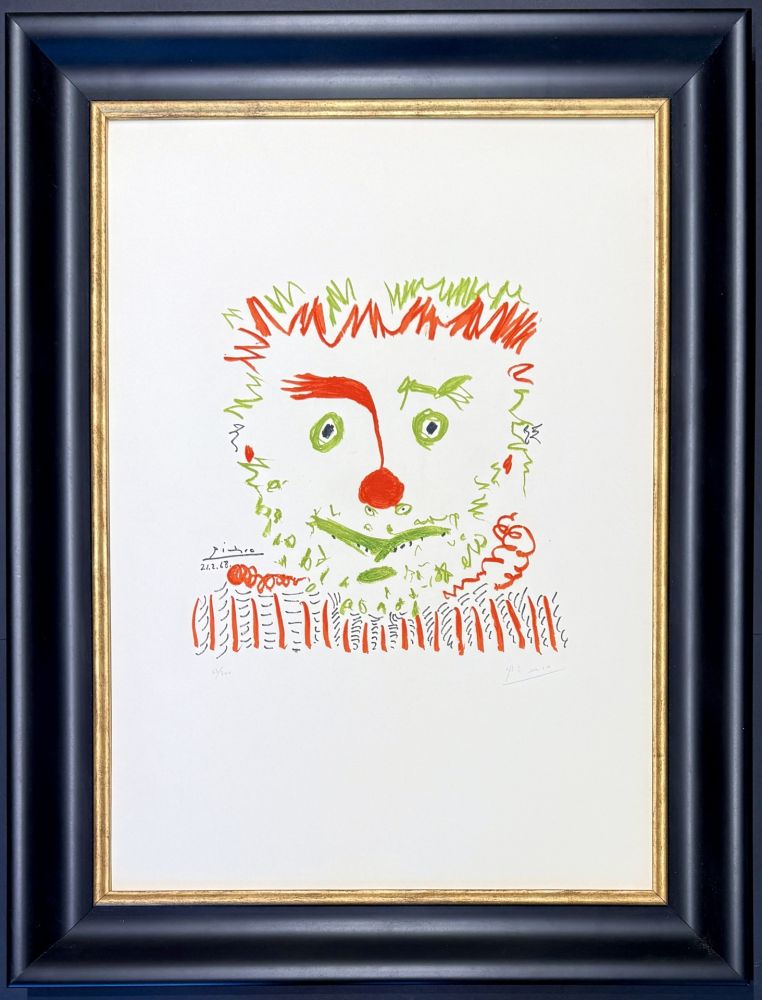 Lithographie Picasso - Pablo Picasso(1881–1973) – Clown – Color lithograph on Arches paper – 1968