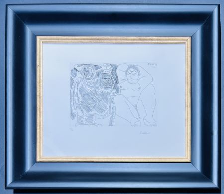 Gravure Picasso - Pablo Picasso ( 1881 – 1973 ) – hand-signed etching on wove paper - 1968