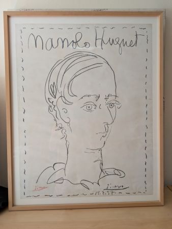 Lithographie Picasso - Pablo Picasso Manolo Huguet