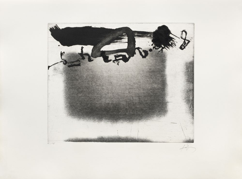 Gravure Tàpies - Panier