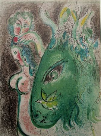 Lithographie Chagall - Paradis