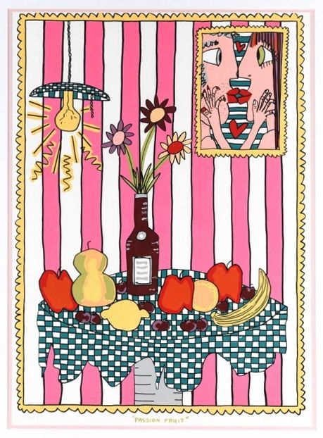 Sérigraphie Rizzi - Passion Flower