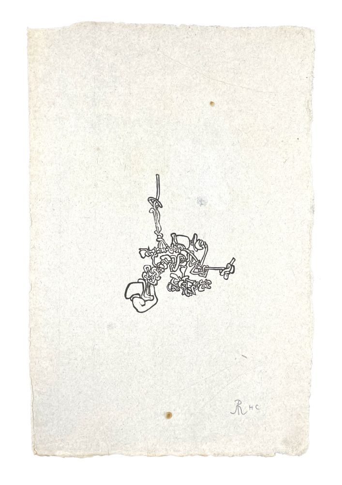 Gravure Sur Bois Müller - PETIT NOEUD (ESQUISSE XVI)