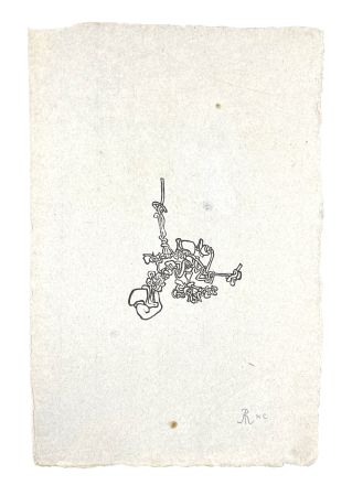 Gravure Sur Bois Müller - PETIT NOEUD (ESQUISSE XVI)