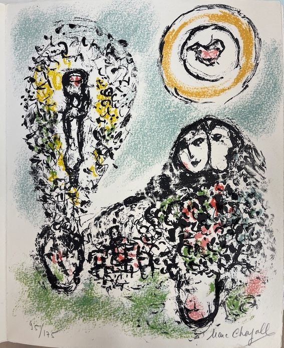 Lithographie Chagall - Ponerlo en palabras