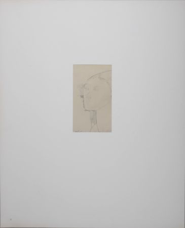 Lithographie Modigliani - Portrait de Béatrice Hastings