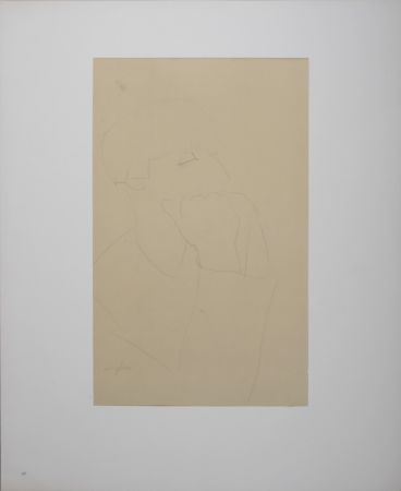 Lithographie Modigliani - Portrait of Mme Renée Kisling