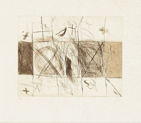 Gravure Tàpies - Quadrats i grafismes