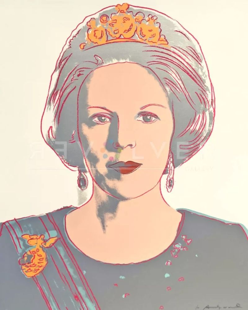 Sérigraphie Warhol - Queen Beatrix of the Netherlands 339