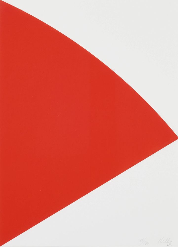 Lithographie Kelly - Red Curve (For Joel)