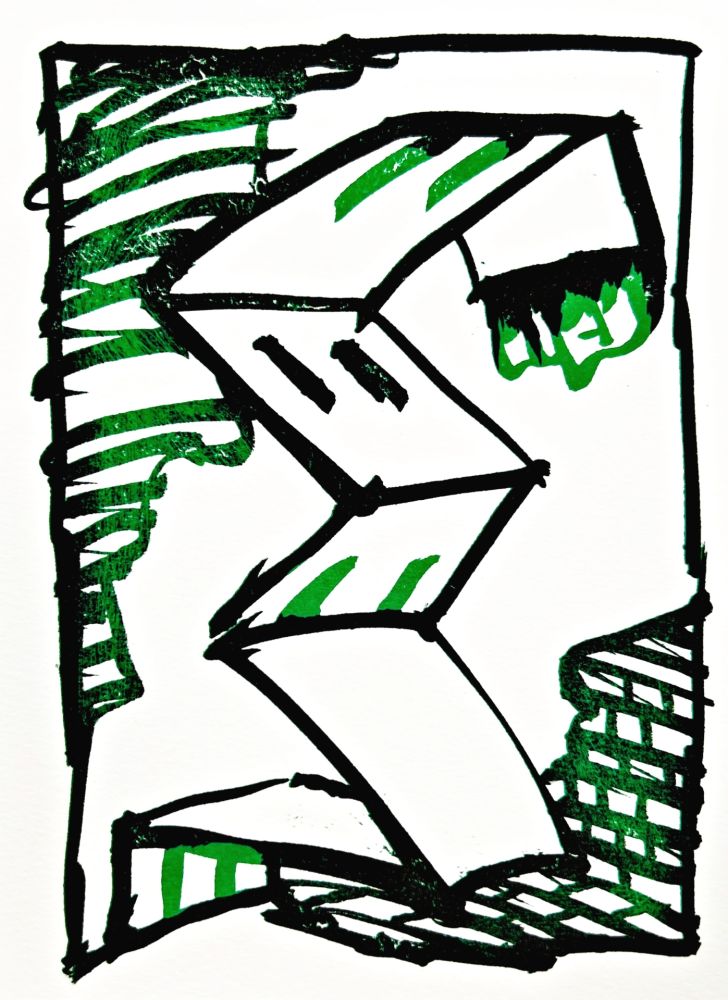 Lithographie Alechinsky - Résumé