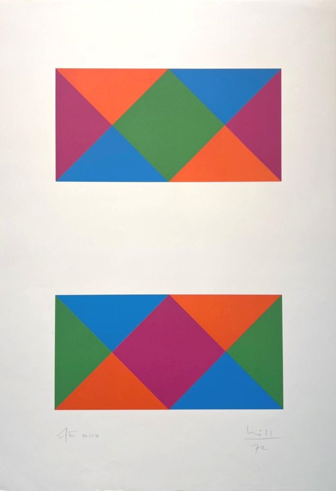 Sérigraphie Bill - Sans titre 