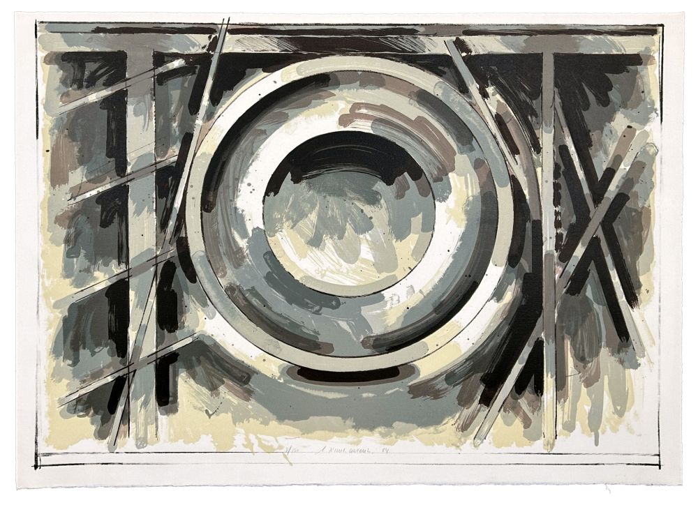 Lithographie Titus Carmel - Sans titre 1