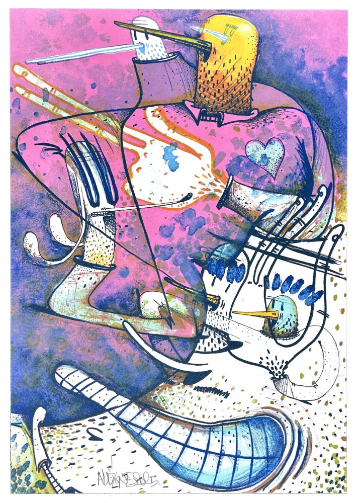 Lithographie Dizac - Sans titre 3