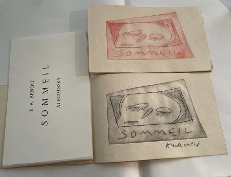 Gravure Alechinsky - Sommeil