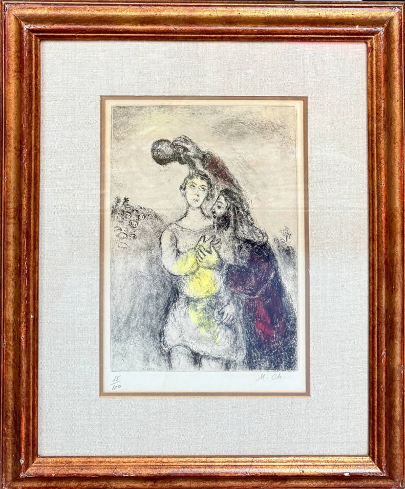 Eau-Forte Chagall - The Anointing of Saul