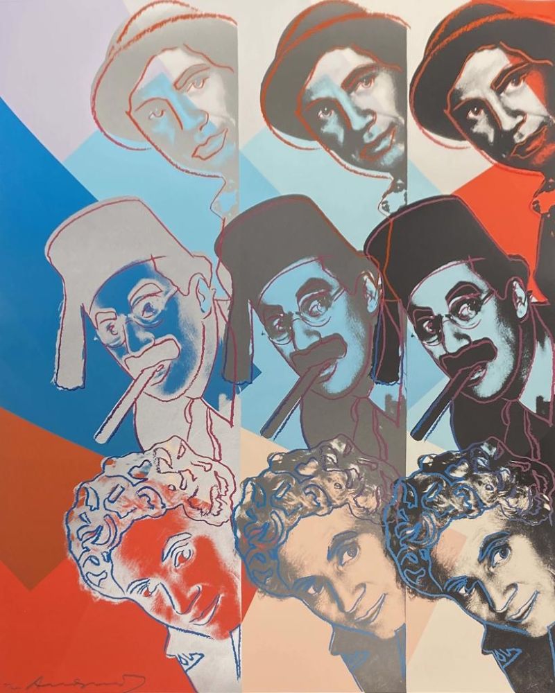 Sérigraphie Warhol - The Marx Brothers, II.232, from Ten Portraits of Jews of the Twentieth Century