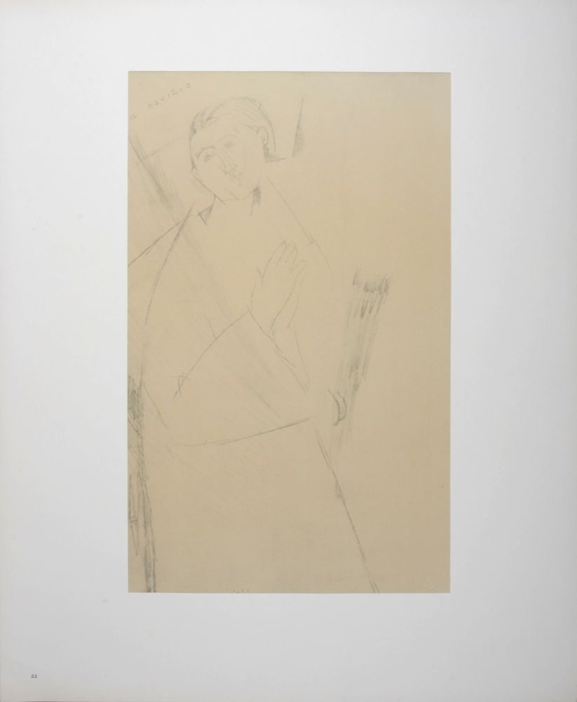 Lithographie Modigliani - The Novice