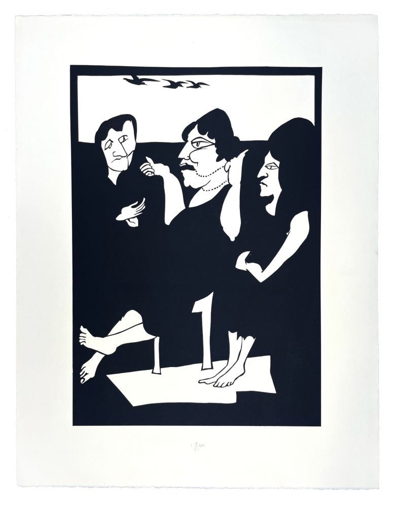 Gravure Sur Bois Müller - TROIS GRÂCES