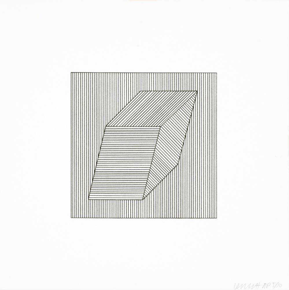 Sérigraphie Lewitt - Twelve Forms Derived From a Cube 24