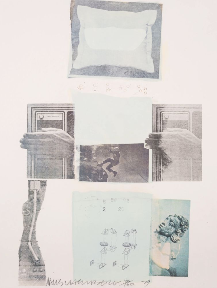 Offset Rauschenberg - Two Reasons Birds Sing, from Suite of Nine Prints