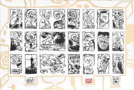 Sérigraphie Alechinsky - Ubu Roi