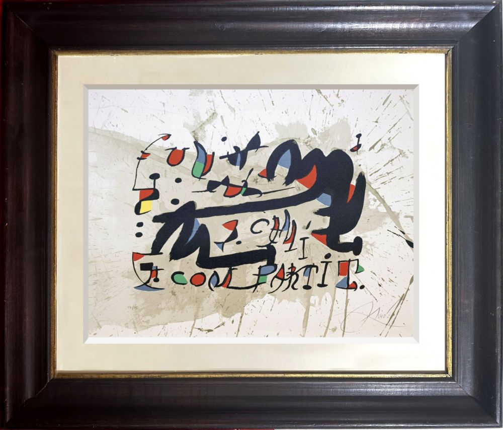 Lithographie Miró - Un Cami Compartit