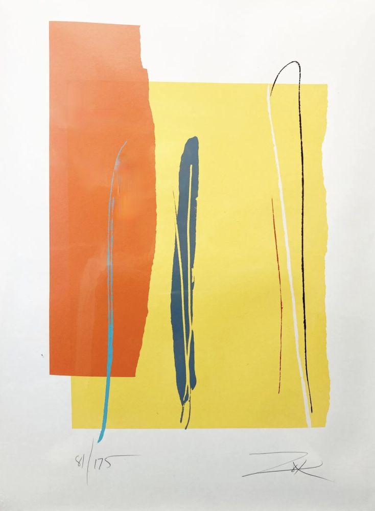Linogravure Zox - Untitled 3 from Niagara Series