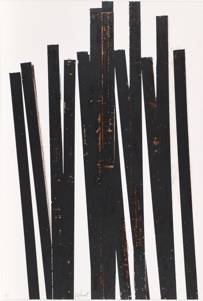 Sérigraphie Venet - Untitled VI (Lignes droites)