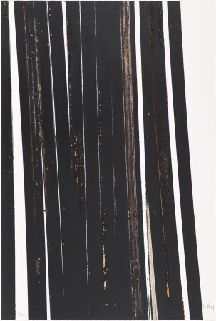Sérigraphie Venet - Untitled X (Lignes droites)