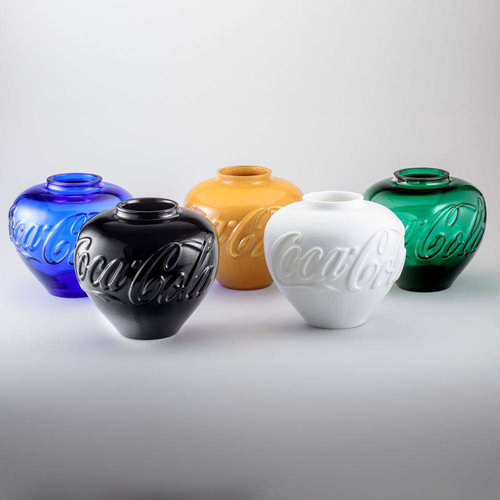 Multiple Ai - Vases in Five Colours (Set of 5)