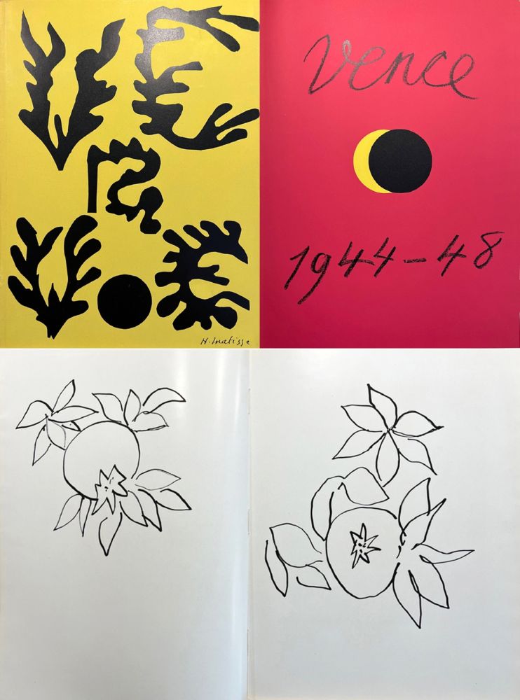 Livre Illustré Matisse - VERVE VOL. VI - N° 21-22. VENCE 1944-48 : PEINTURES ET DESSINS DE MATISSE.